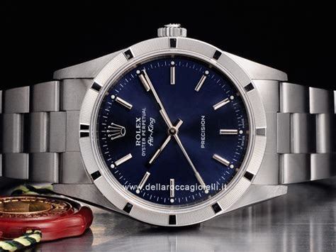 rolex air king quadrante blu prezzo